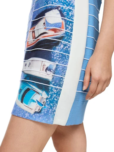 Jurken korte mouw blauw Marc Cain Sports - Image 5
