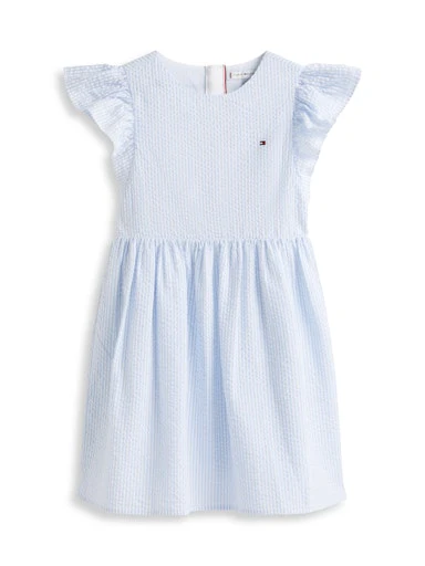 Jurken korte mouw blauw Tommy Hilfiger - Image 3