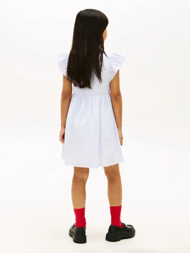 Jurken korte mouw blauw Tommy Hilfiger - Image 5