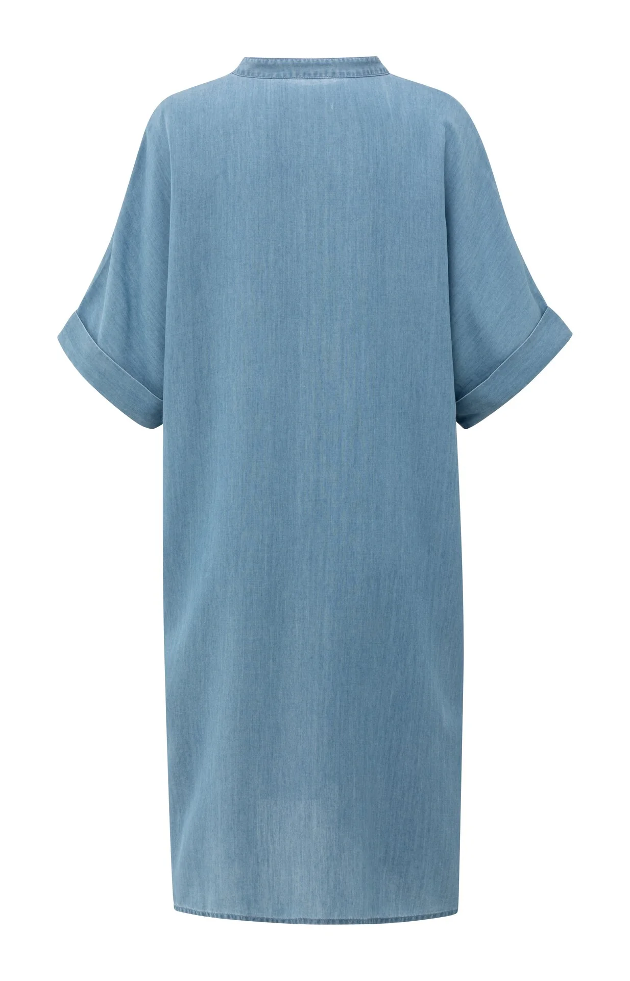 Jurken korte mouw blauw YAYA - Image 3