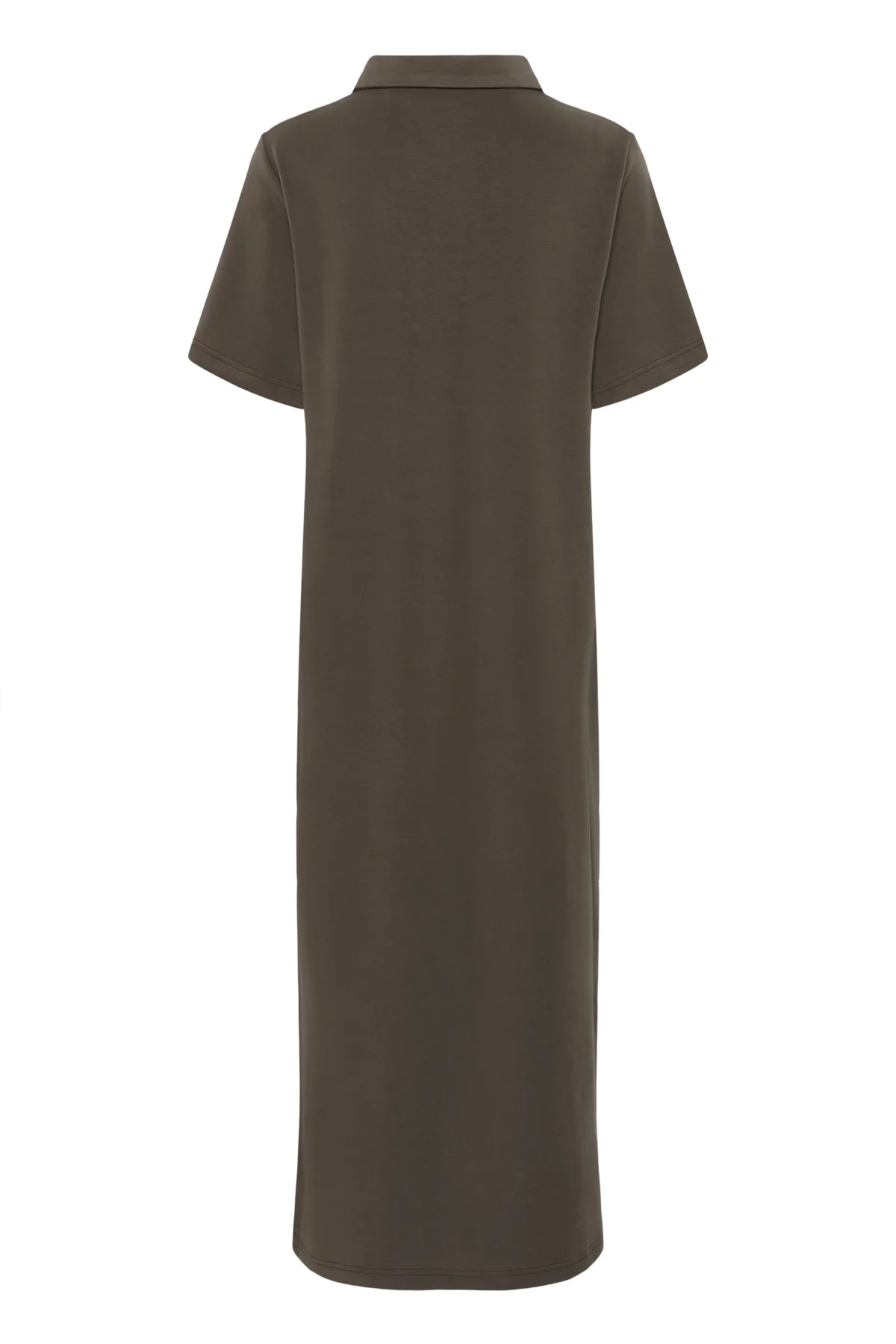 Jurken korte mouw bruin My Essential Wardrobe - Image 3