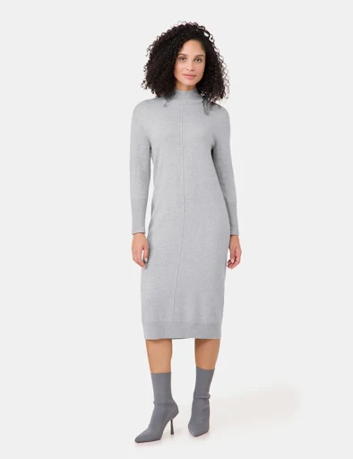 Jurken lange mouw grijs GERRY WEBER - Image 6