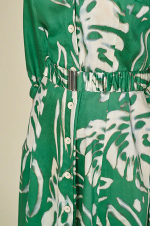 Jurken lange mouw groen Marie Méro - Image 3