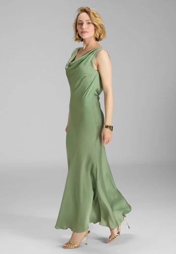 Jurken korte mouw groen SWING - Image 6