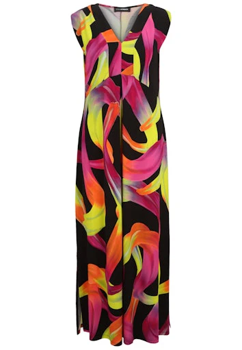Jurken korte mouw multicolor Doris Streich