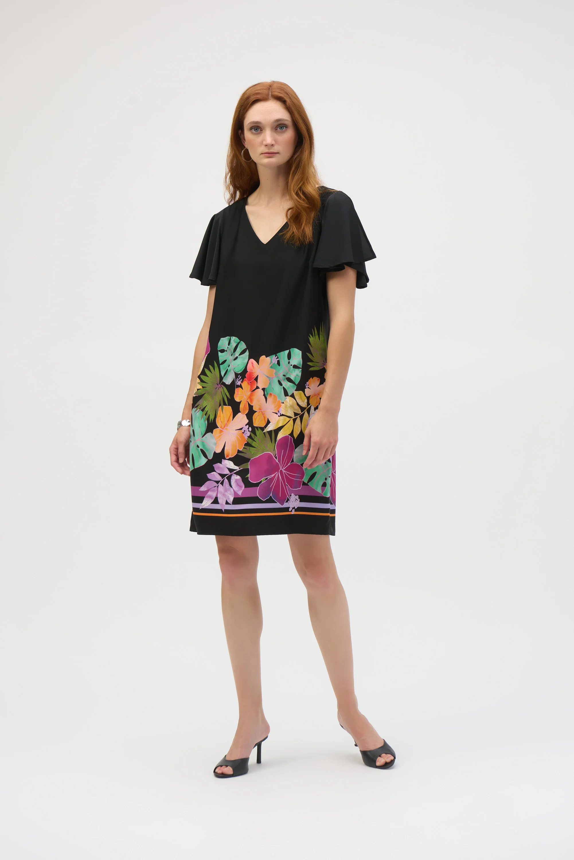 Jurken korte mouw multicolor Joseph Ribkoff