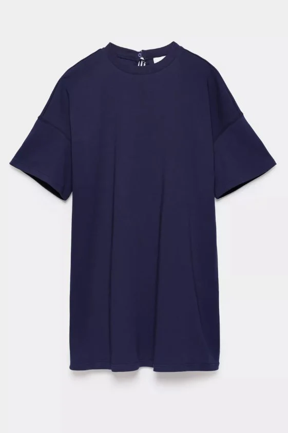 Jurken korte mouw navy CKS