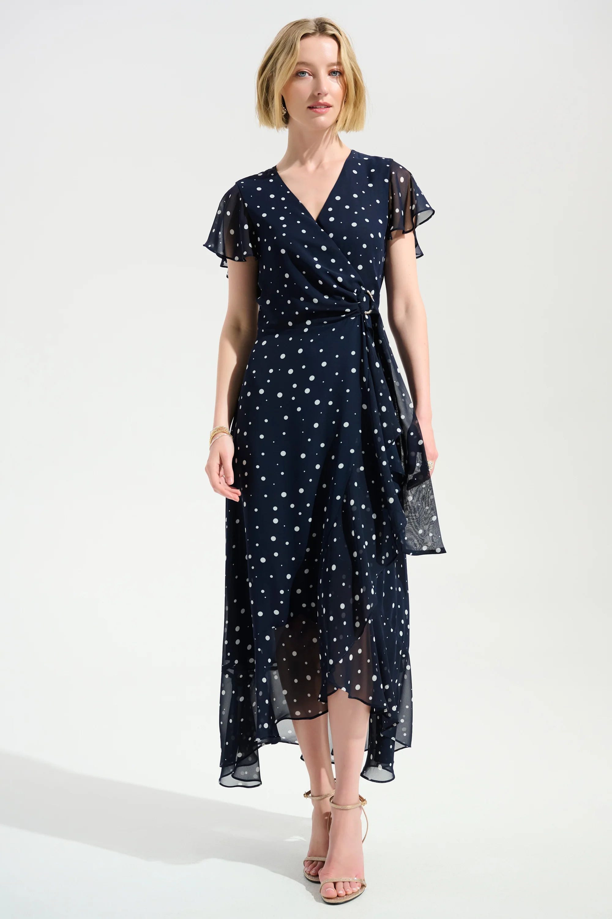 Jurken korte mouw navy Joseph Ribkoff