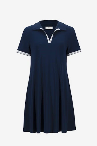 Jurken korte mouw navy Joseph Ribkoff