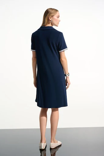 Jurken korte mouw navy Joseph Ribkoff - Image 3