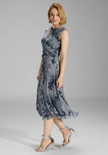 Jurken korte mouw navy SWING - Image 6