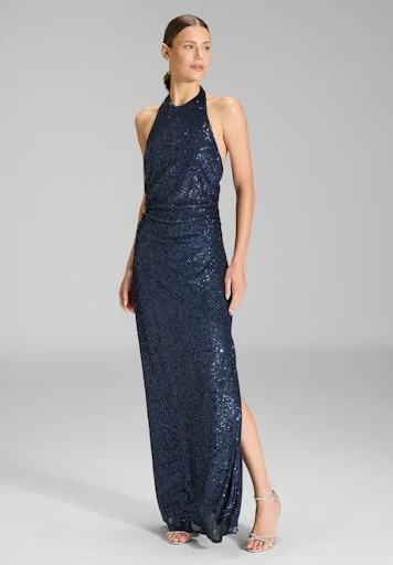 Jurken zonder mouw navy SWING - Image 3