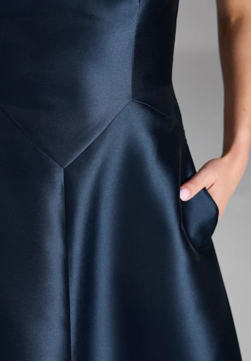 Jurken korte mouw navy SWING - Image 5