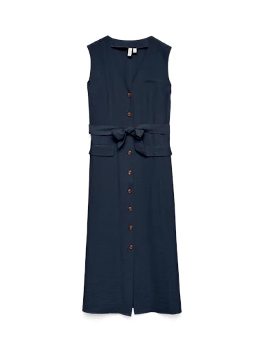 Jurken korte mouw navy VERO MODA