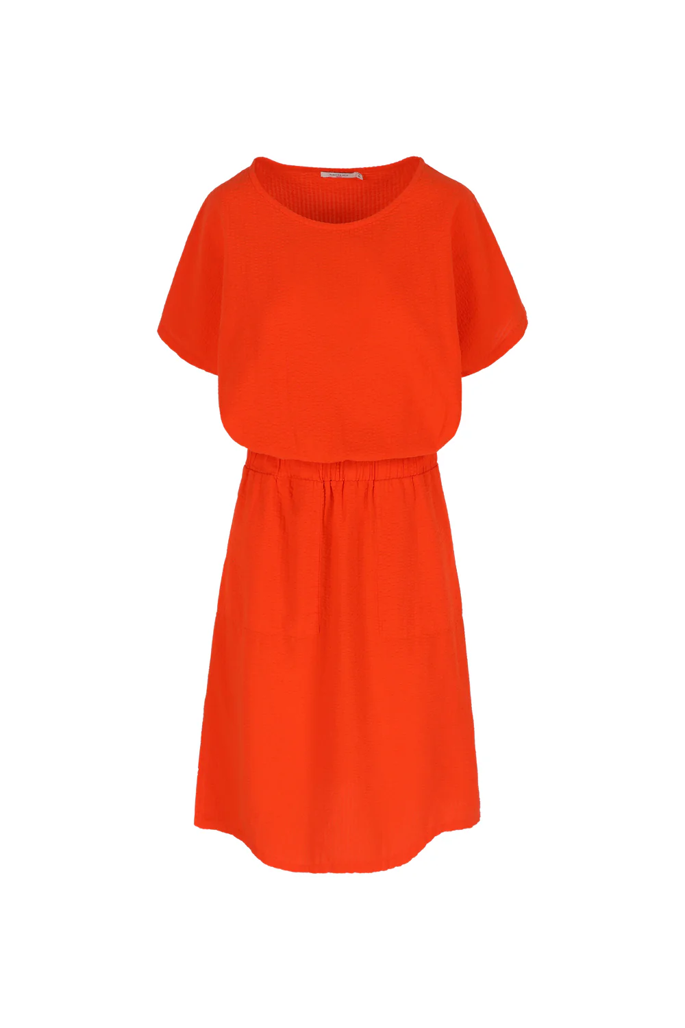 Jurken korte mouw oranje Hampton Bays
