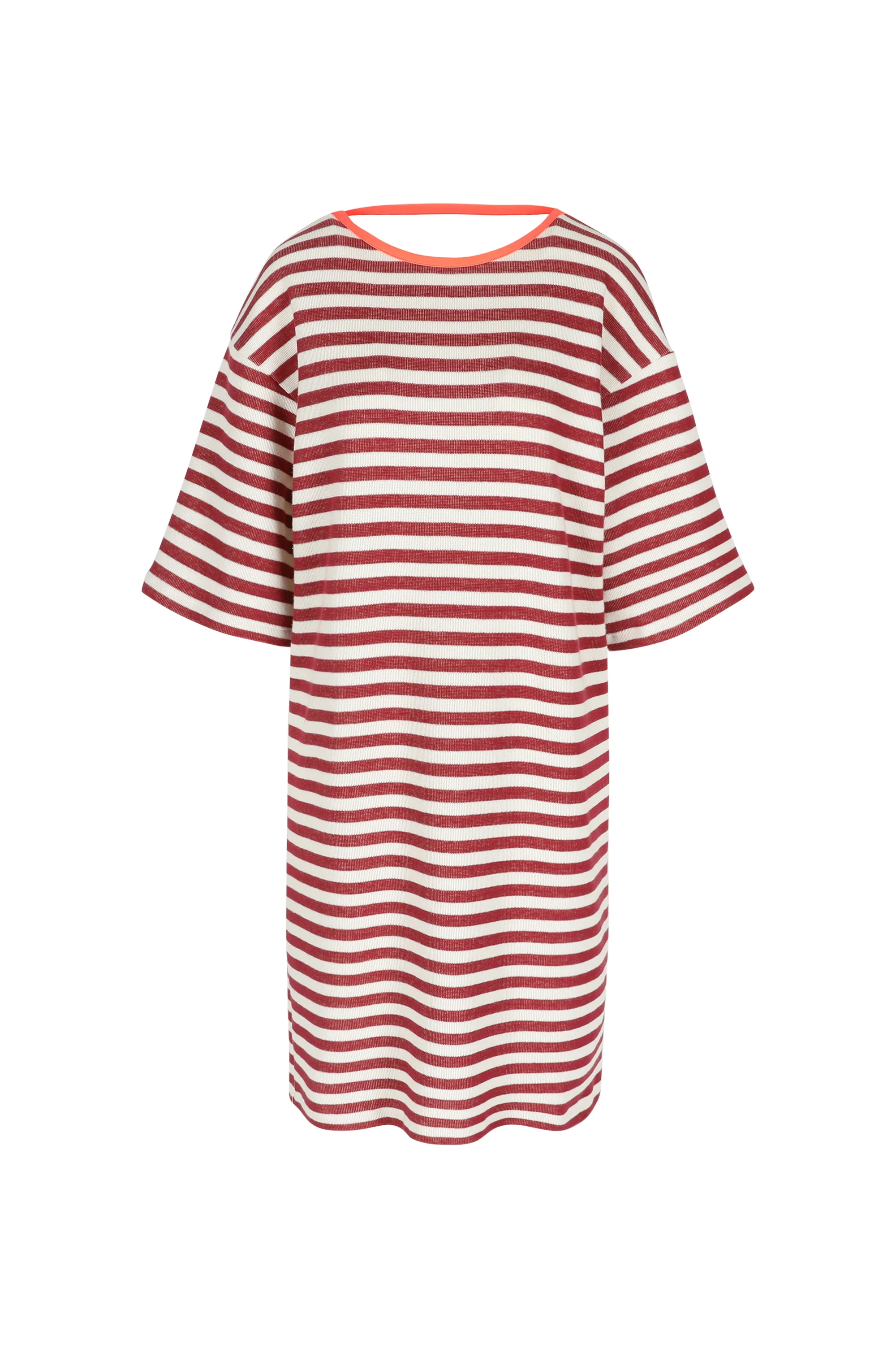 Jurken korte mouw rood Hampton Bays