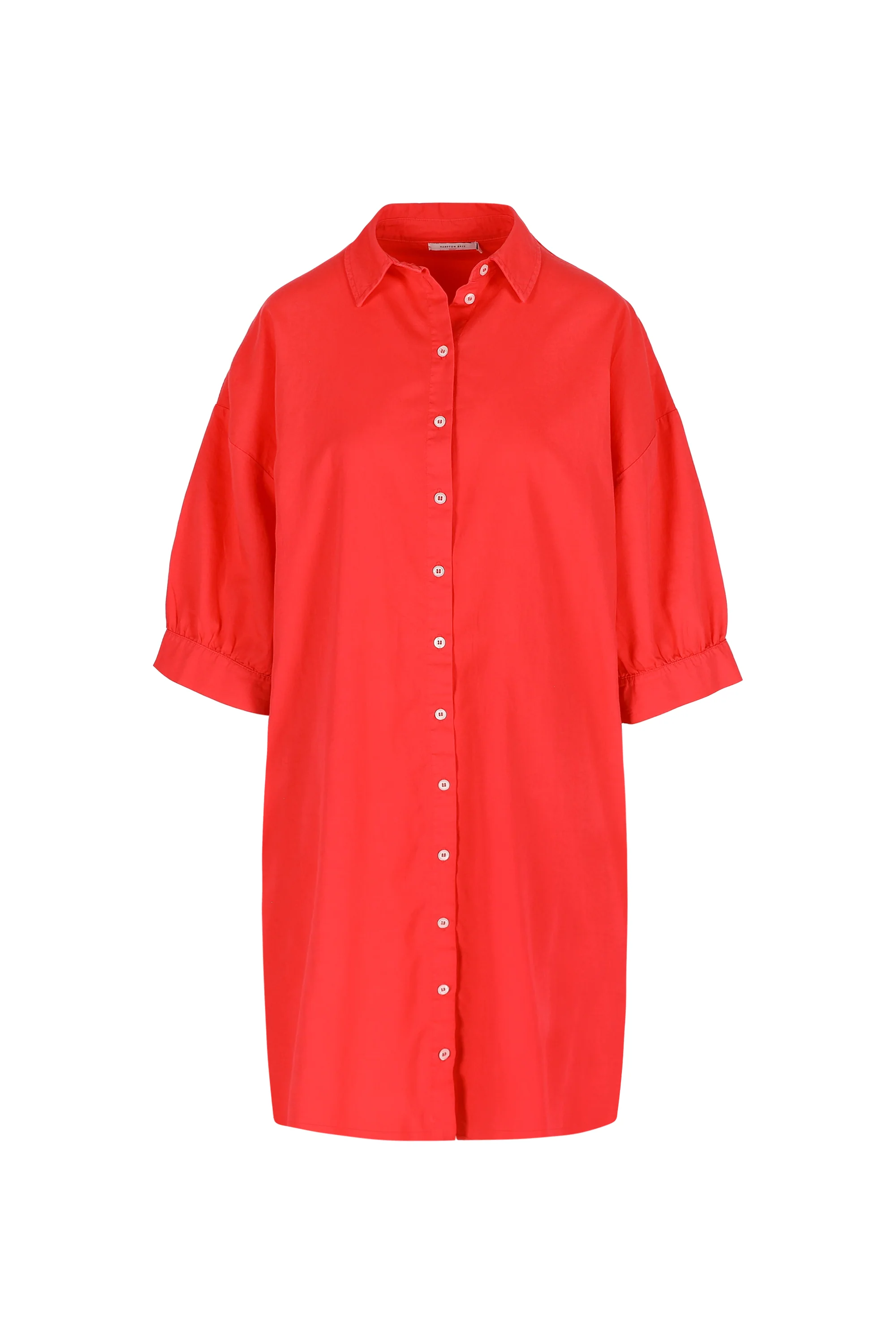 Jurken korte mouw rood Hampton Bays