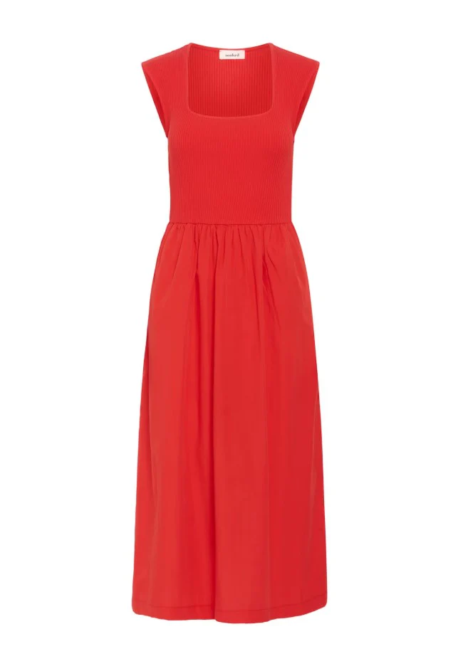 Jurken korte mouw rood Soaked In Luxury - Image 3