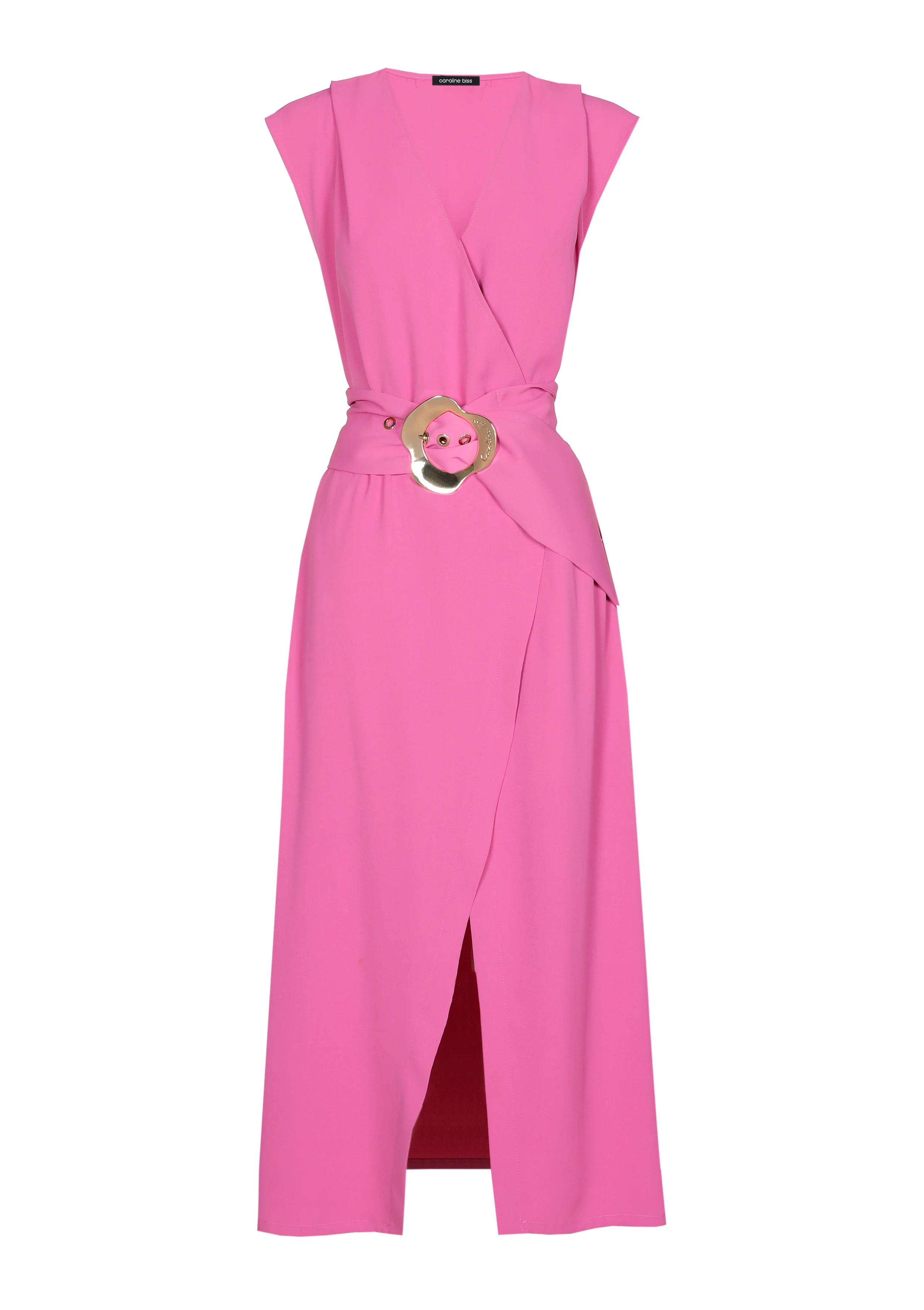 Jurken korte mouw roze Caroline Biss