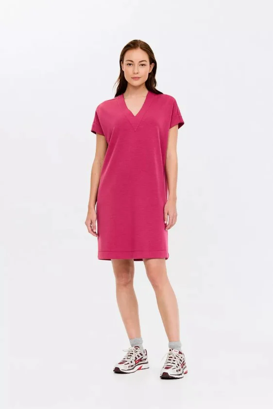 Jurken korte mouw roze CKS - Image 6