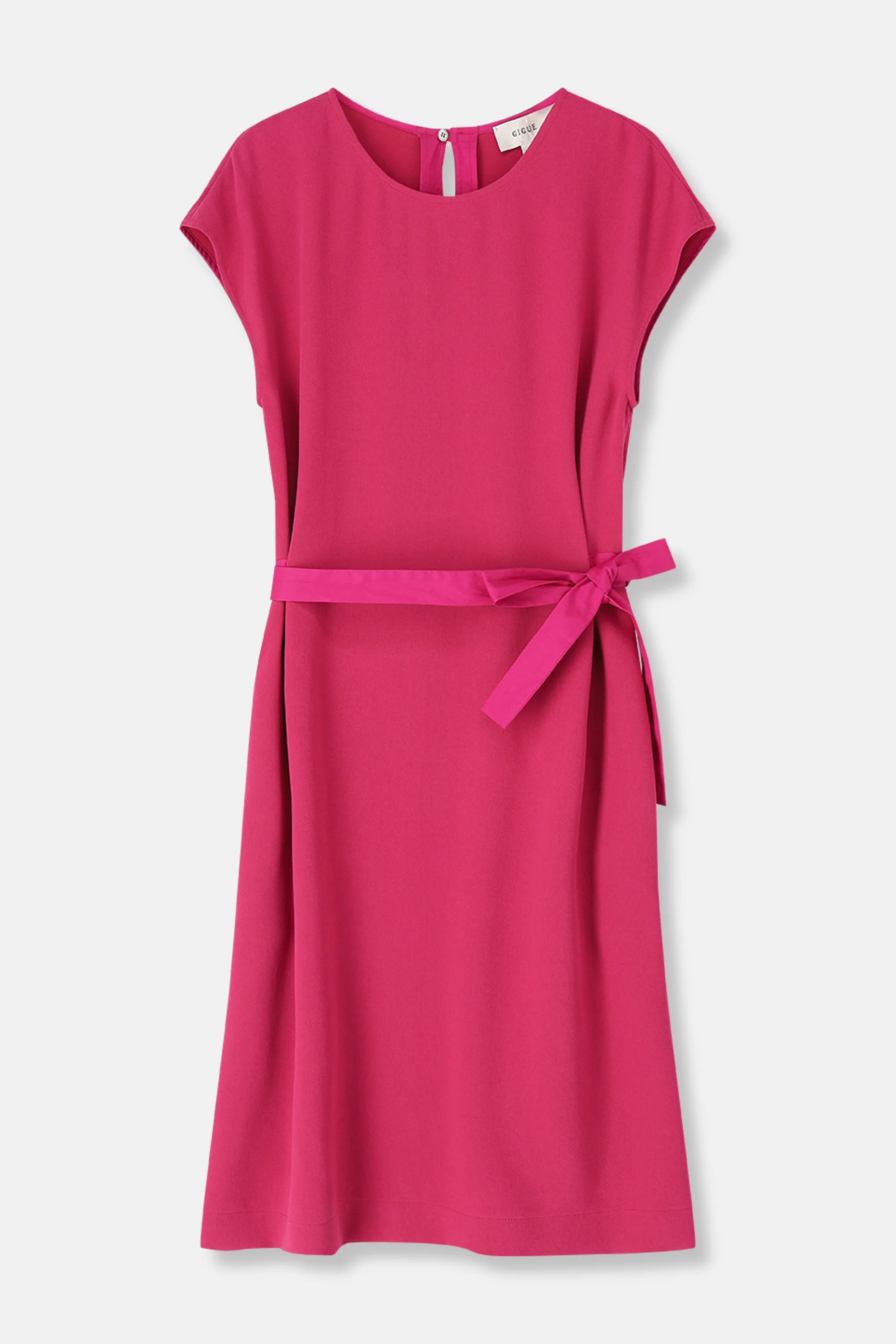 Jurken korte mouw roze Gigue