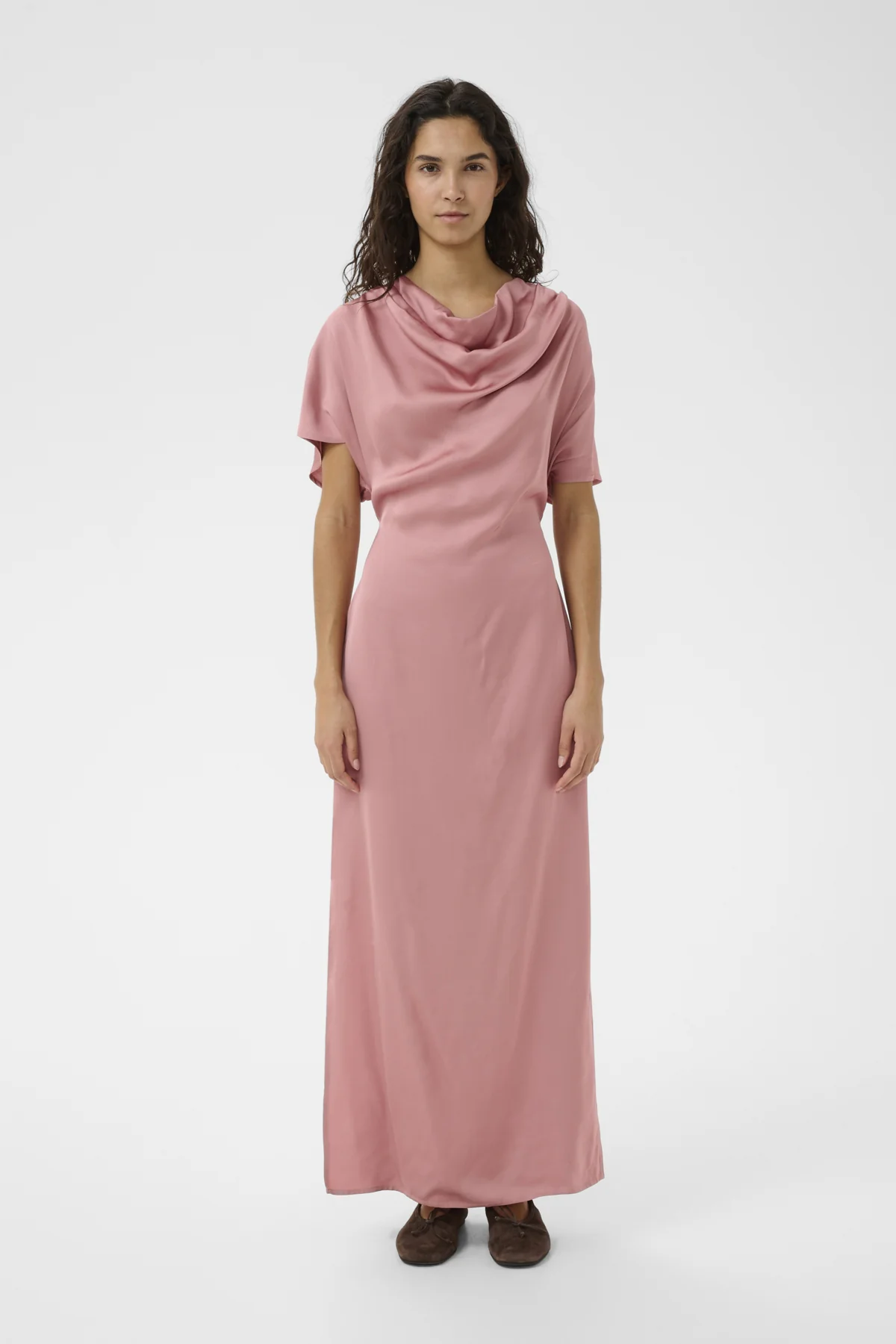 Jurken korte mouw roze Soaked In Luxury - Image 3
