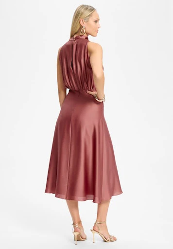 Jurken korte mouw roze SWING - Image 2