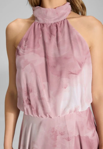 Jurken zonder mouw roze SWING - Image 5