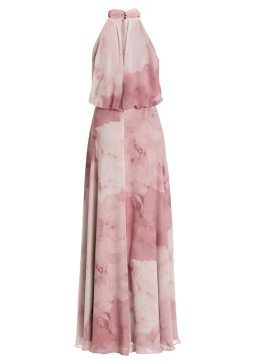 Jurken zonder mouw roze SWING - Image 7