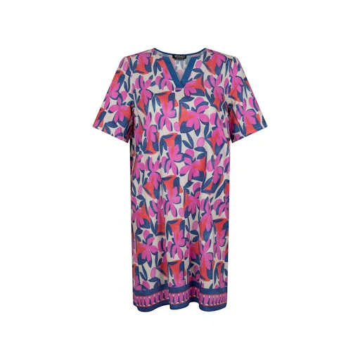 Jurken korte mouw roze Verpass