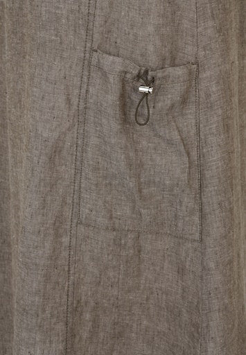 Jurken lange mouw beige Doris Streich - Image 3