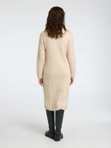 Jurken lange mouw beige Selected FEMME - Image 6
