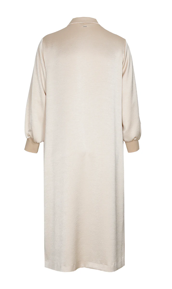 Jurken lange mouw beige Xandres Gold - Image 2