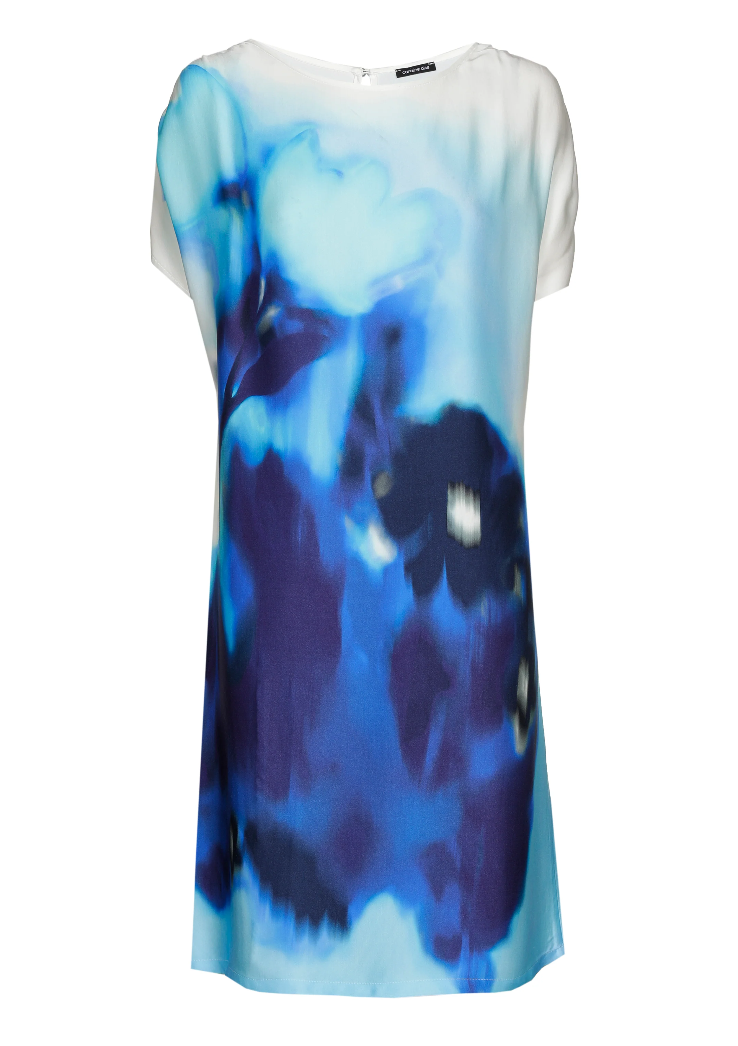 Jurken korte mouw blauw Caroline Biss
