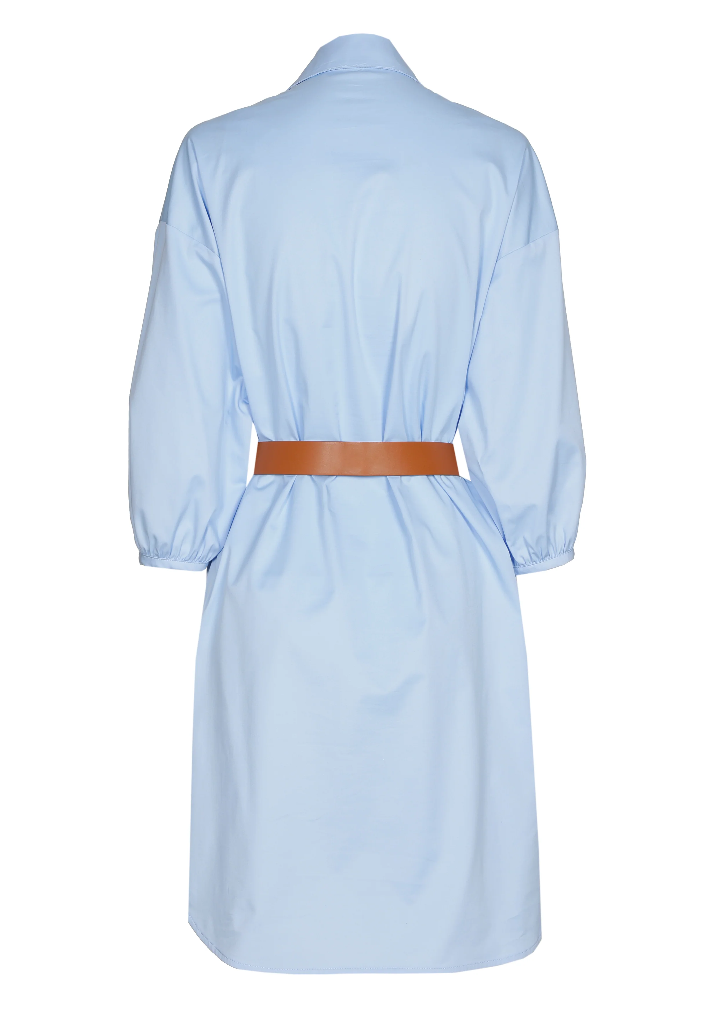 Jurken lange mouw blauw Caroline Biss - Image 2
