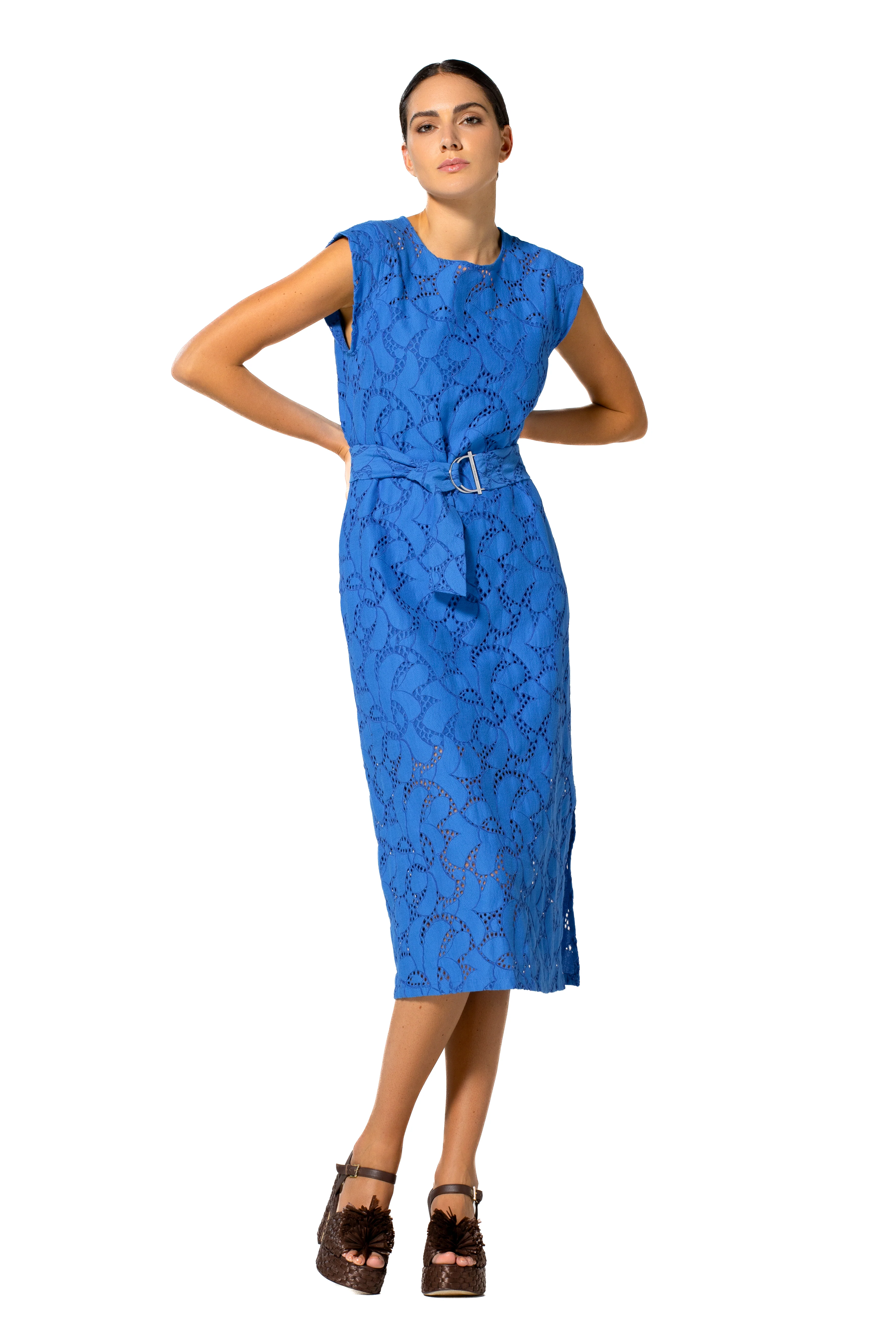 Jurken zonder mouw blauw Caroline Biss - Image 3