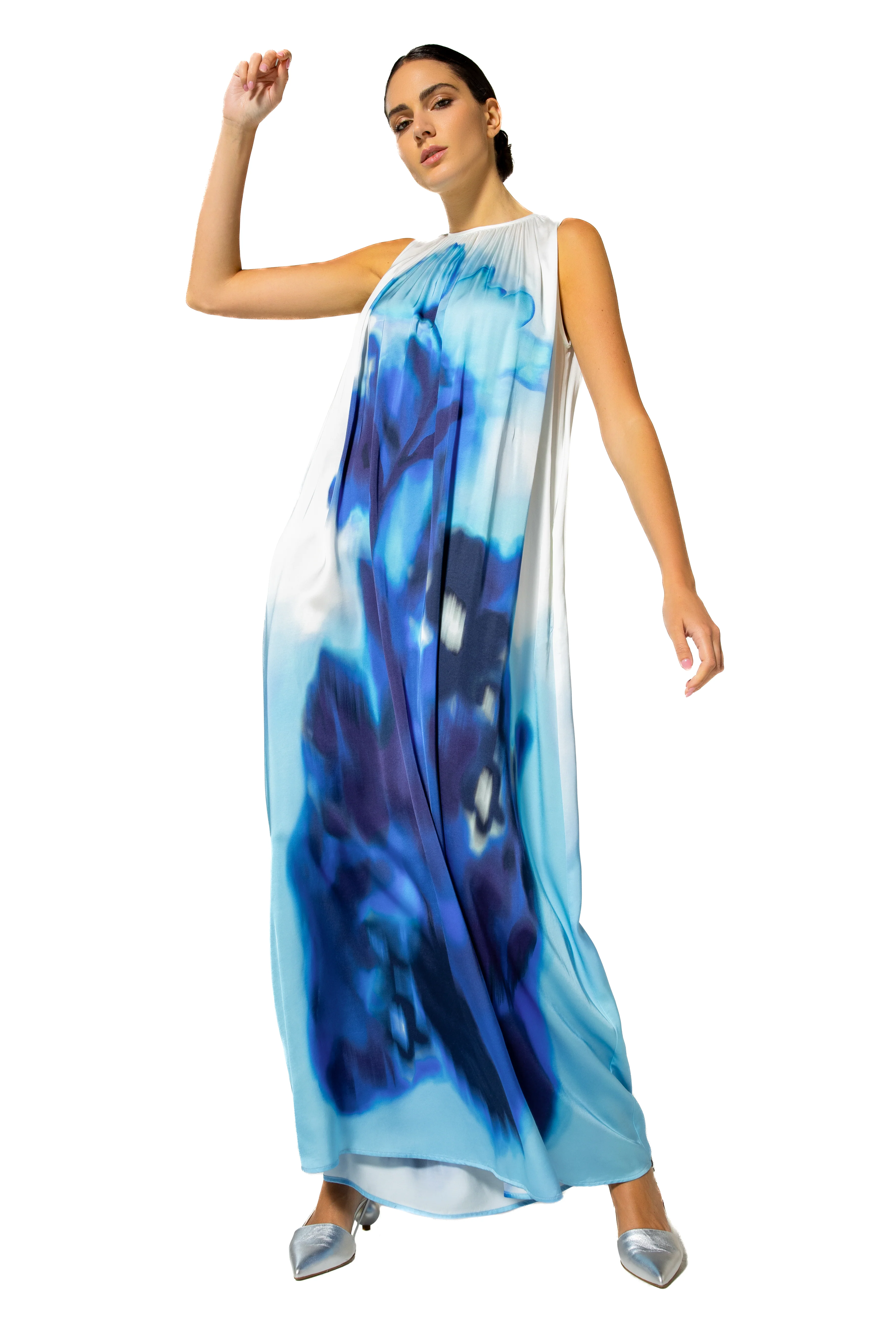 Jurken zonder mouw blauw Caroline Biss - Image 3