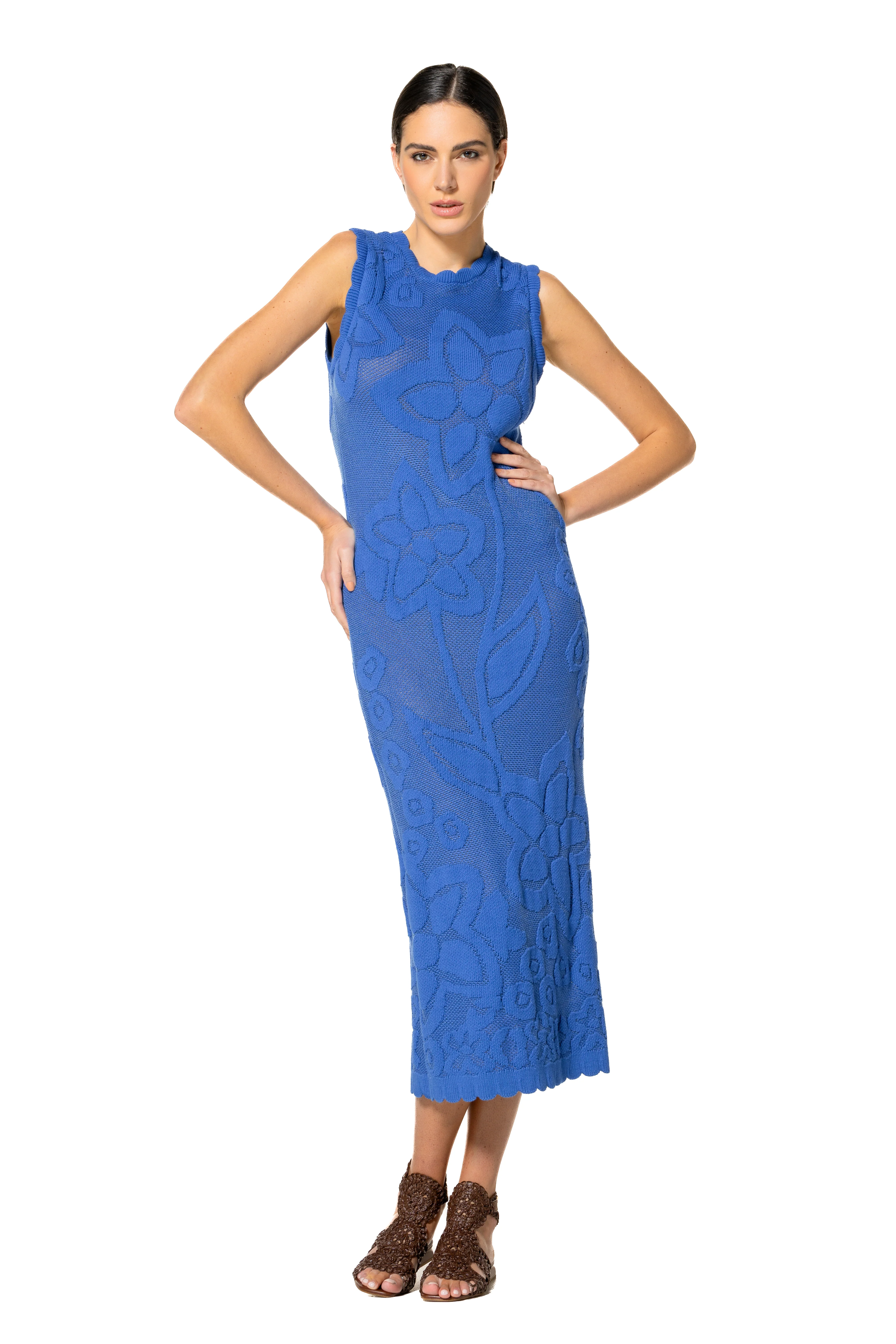 Jurken zonder mouw blauw Caroline Biss - Image 5