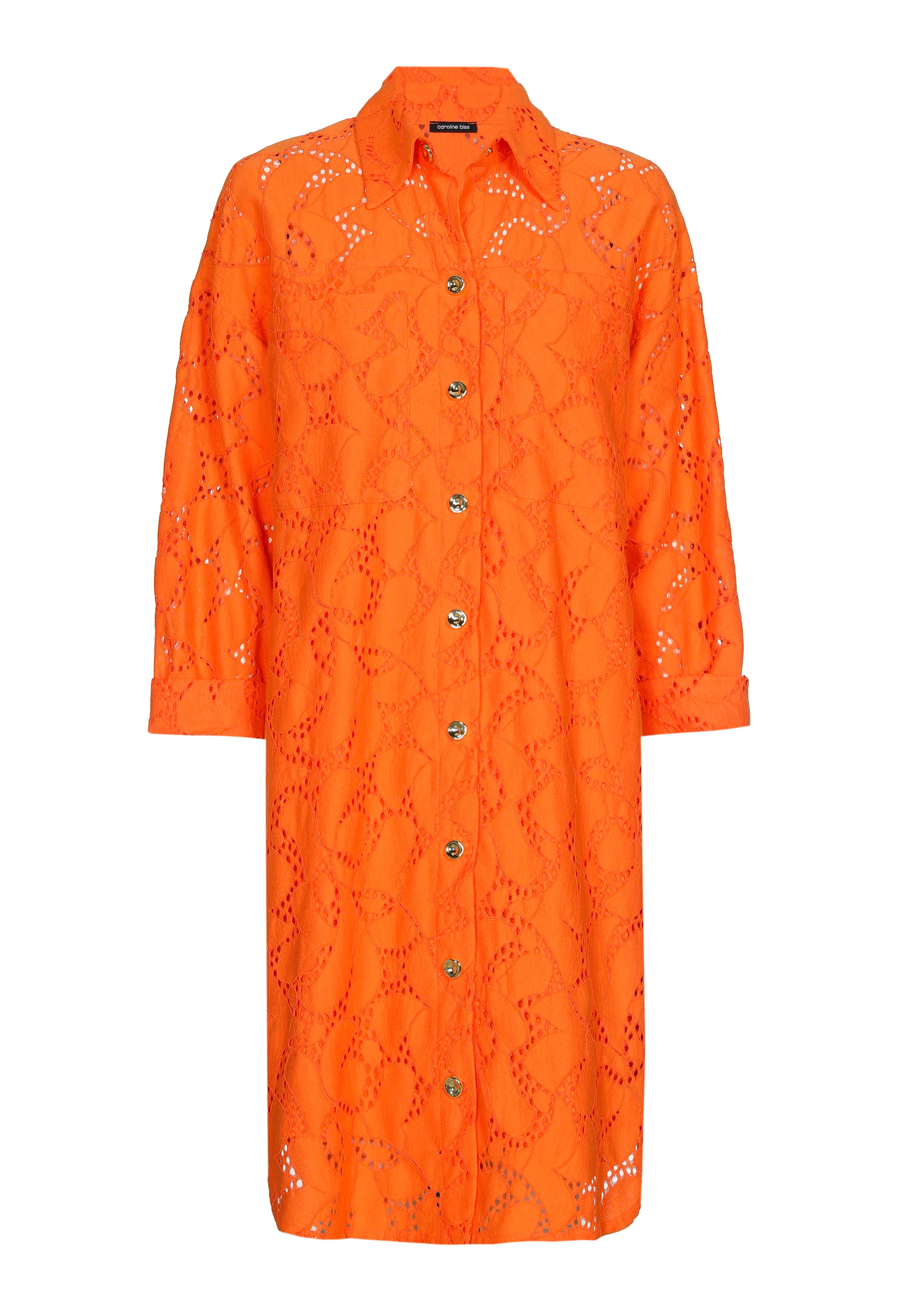 Jurken lange mouw oranje Caroline Biss - Image 2