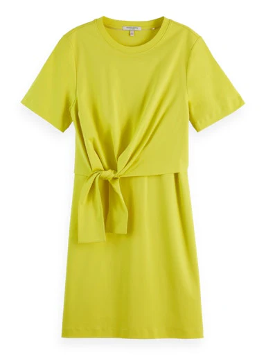Jurken lange mouw geel Scotch & Soda - Image 3