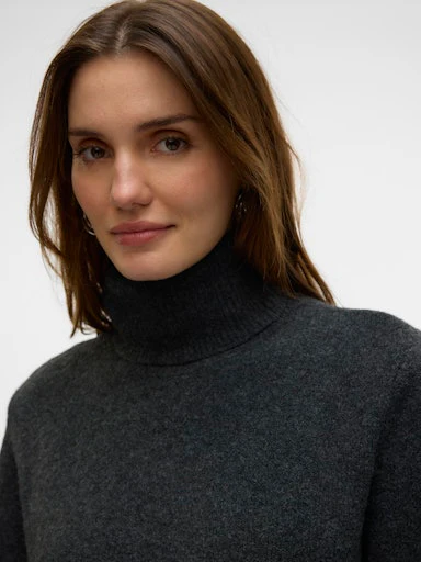 Jurken lange mouw grijs VERO MODA - Image 6