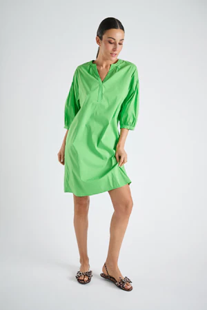Jurken lange mouw groen Marie Méro