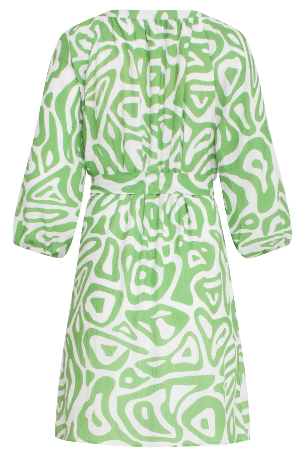 Jurken lange mouw groen Smashed Lemon - Image 3