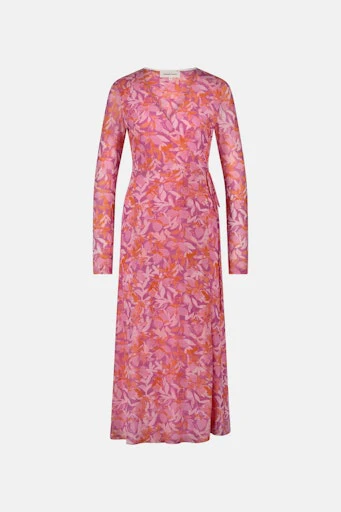 Jurken lange mouw multicolor Fabienne Chapot