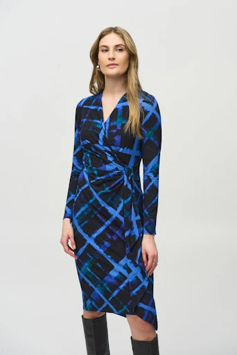Jurken lange mouw multicolor Joseph Ribkoff