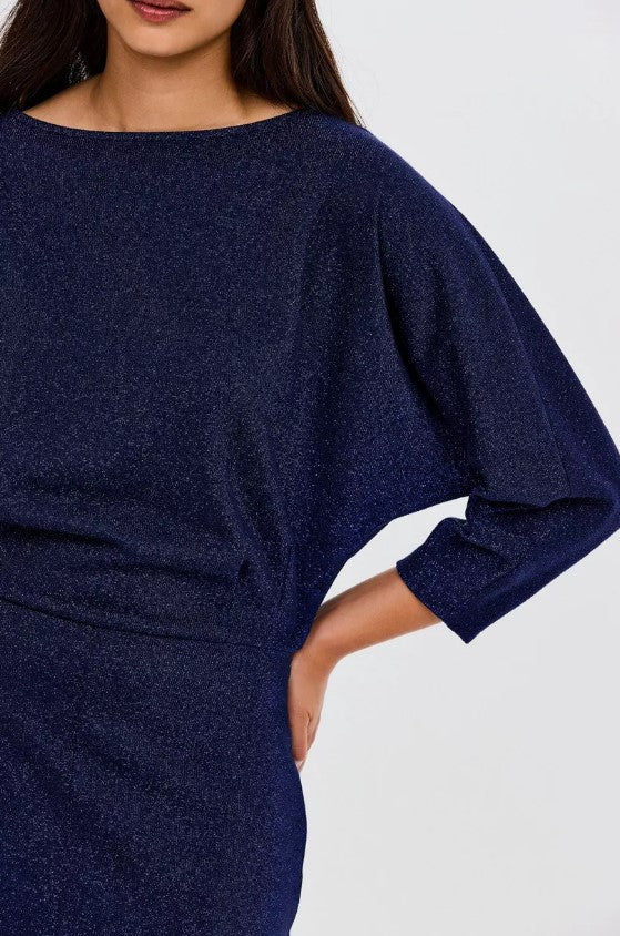 Jurken lange mouw navy CKS - Image 2