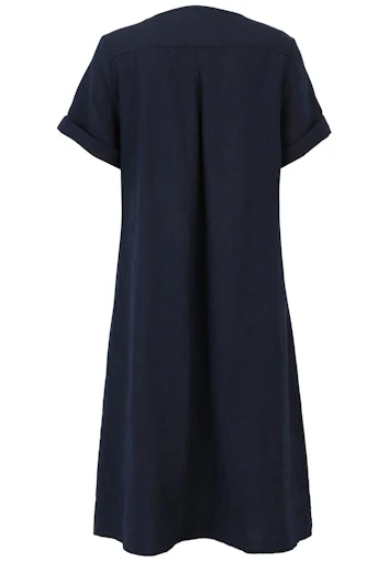 Jurken lange mouw navy Doris Streich - Image 2