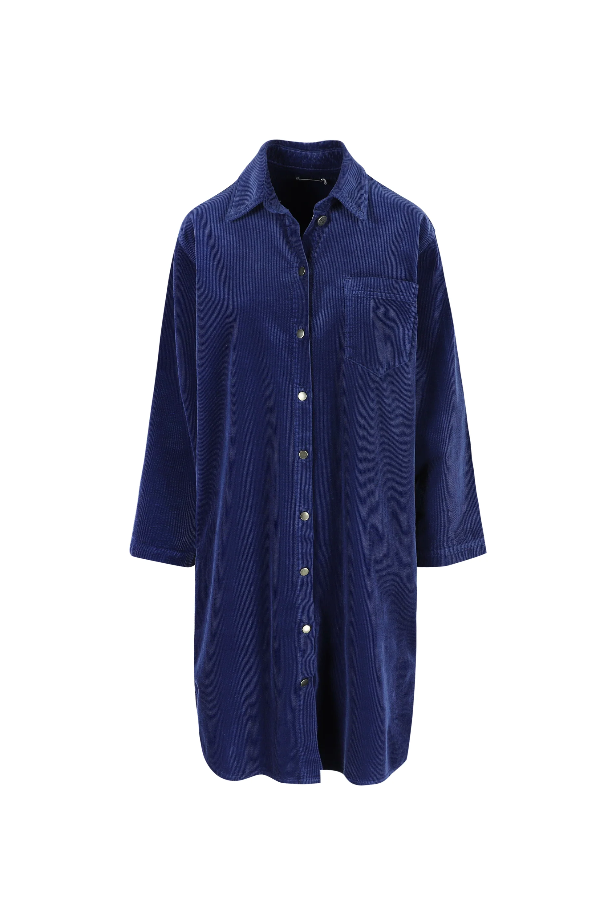 Jurken lange mouw navy Hampton Bays - Image 2