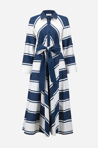 Jurken lange mouw navy Joseph Ribkoff