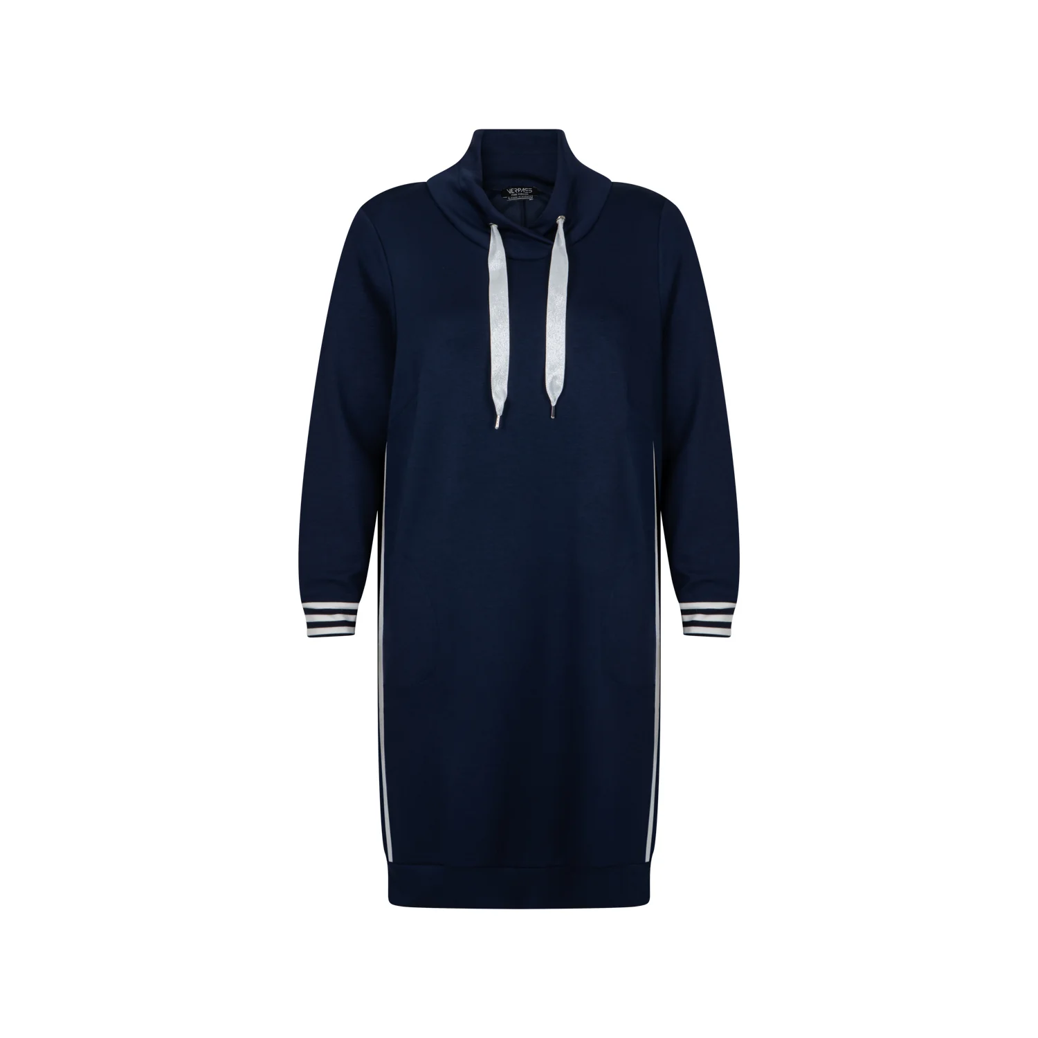 Jurken lange mouw navy Verpass